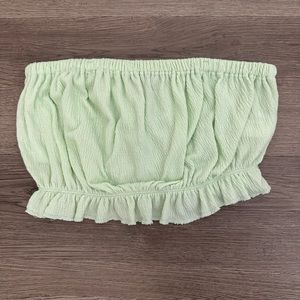 Green tube top size XS